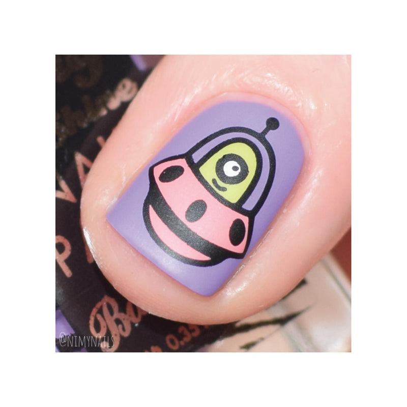 UberChic Beauty Out Of This World Stamping Plate Pink