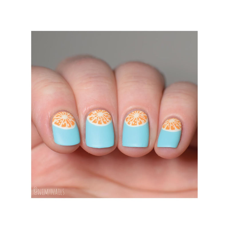 UberChic Beauty Seas The Day Stamping Plate Rosy Brown