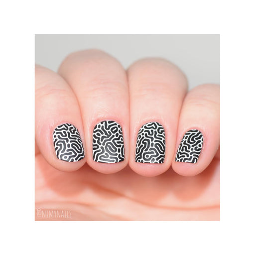 UberChic Beauty Simply Organic-02 Stamping Plate Light Pink