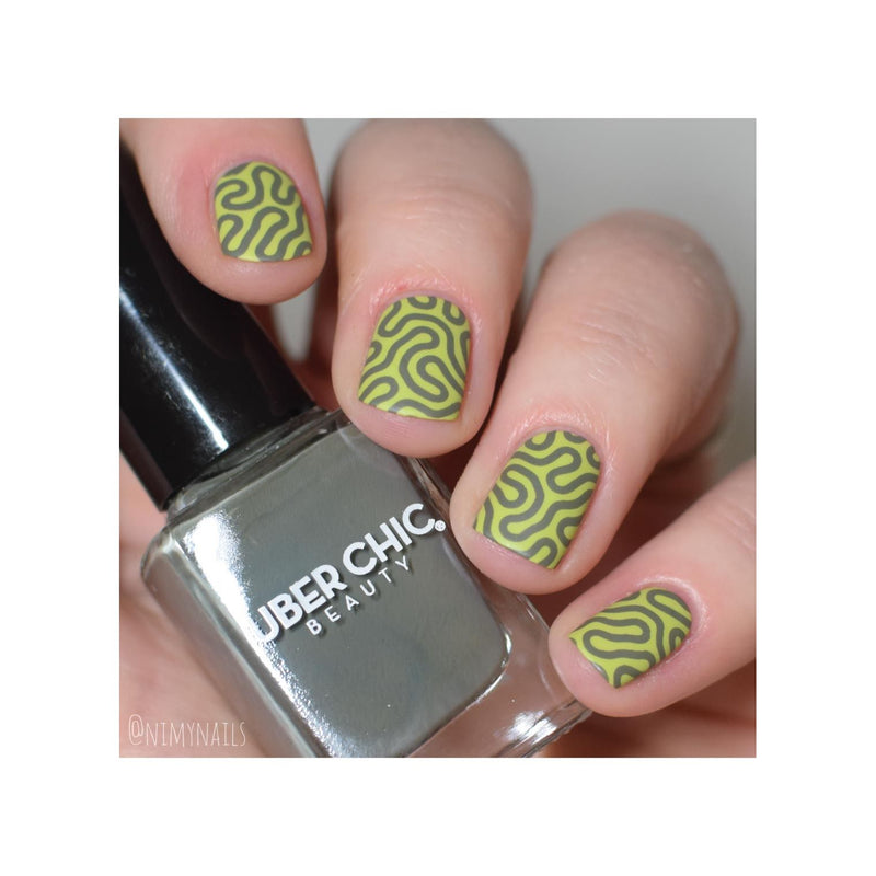 UberChic Beauty Simply Organic-02 Stamping Plate Rosy Brown