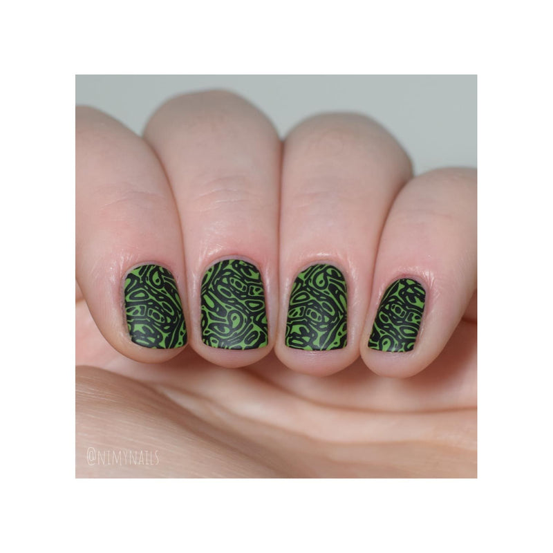 UberChic Beauty Simply Organic-03 Stamping Plate Rosy Brown