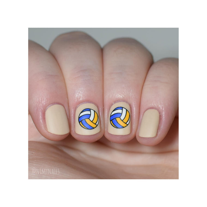 UberChic Beauty Volleyball Life Stamping Plate Rosy Brown