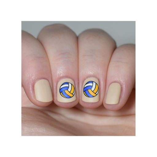 UberChic Beauty Volleyball Life Stamping Plate Rosy Brown