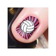 UberChic Beauty Volleyball Life Stamping Plate Light Pink