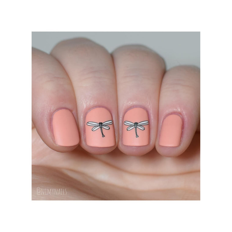 UberChic Beauty Whimsical By Nature-01 Stamping Plate Rosy Brown