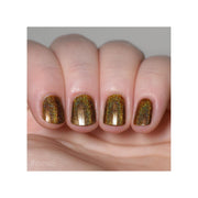 UberChic Beauty Who Spiked The Cocoa? - Holographic Polish Regular Polish Rosy Brown