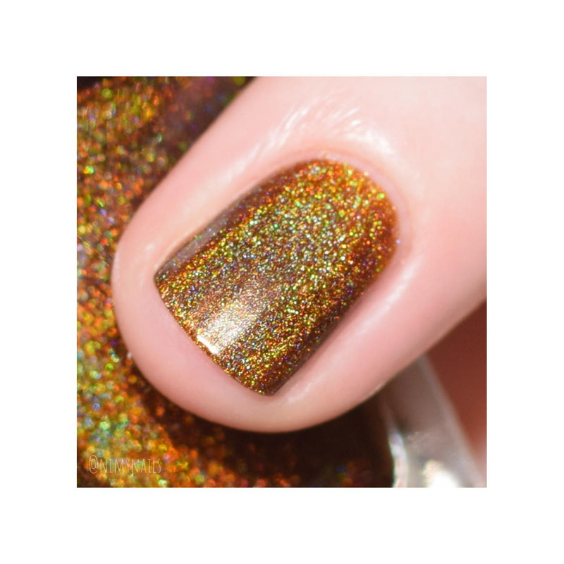 UberChic Beauty Who Spiked The Cocoa? - Holographic Polish Regular Polish Sienna