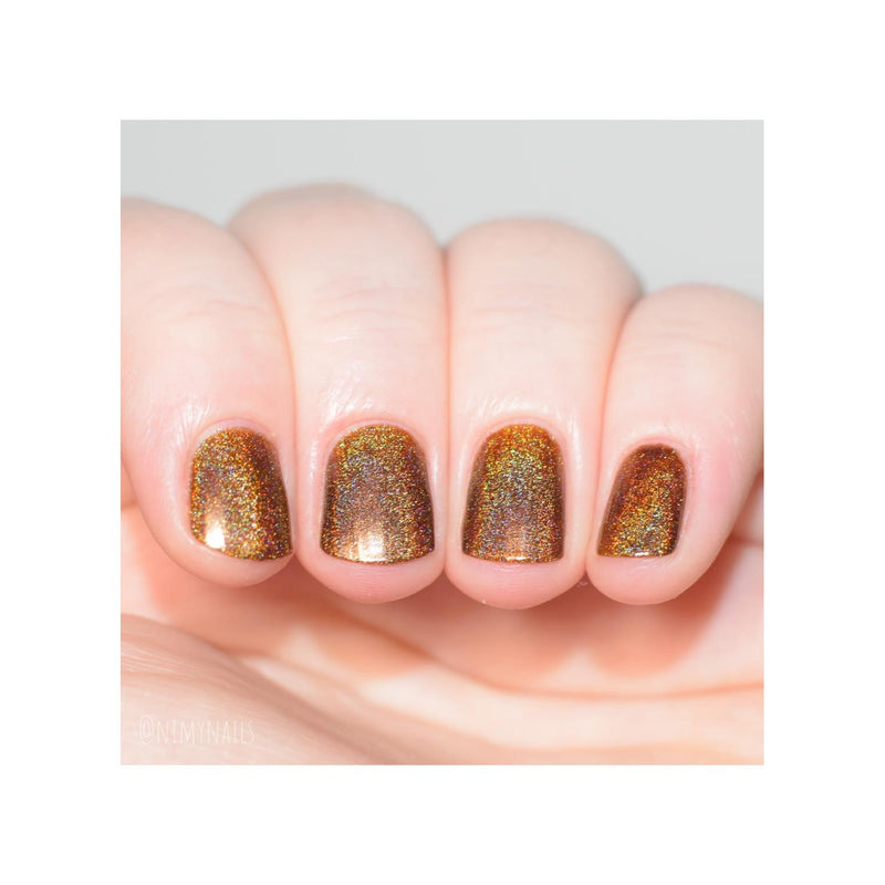 UberChic Beauty Who Spiked The Cocoa? - Holographic Polish Regular Polish Pink