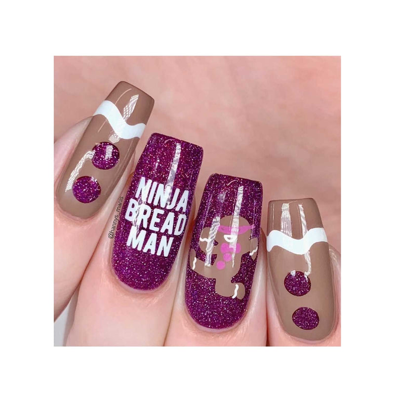 UberChic Beauty It's A Season Of Joy Stamping Plate Rosy Brown