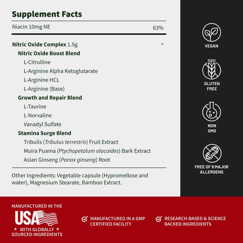 Snap Supplements Nitric Oxide Booster (90ct) Lavender