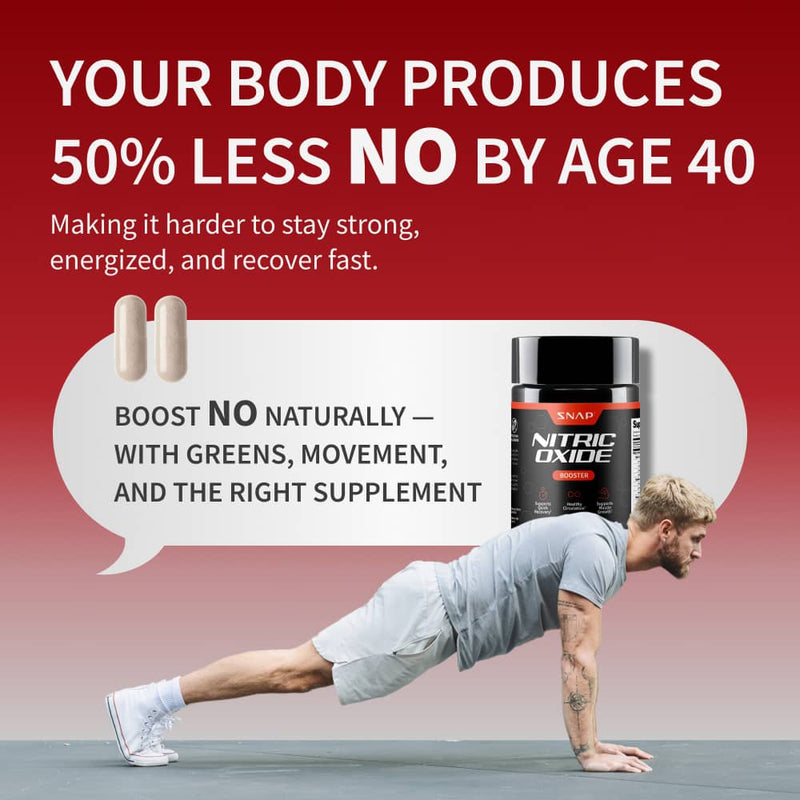 Snap Supplements Nitric Oxide Booster (90ct) Gray