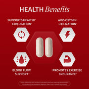 Snap Supplements Testo Booster + Nitric Oxide BOGO Dark Red