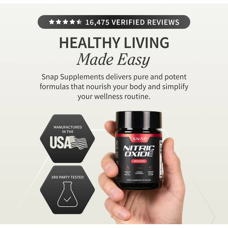 Snap Supplements Nitric Oxide Booster Lavender