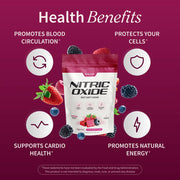Snap Supplements Nitric Oxide Beet Soft Chews - Buy 2, Get 1 Free! Dark Red