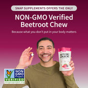 Snap Supplements Nitric Oxide Beet Soft Chews - Buy 2, Get 1 Free! Brown