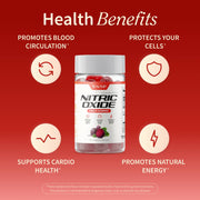 Snap Supplements Nitric Oxide Gummies - Peach Flavor Firebrick
