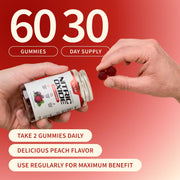 Snap Supplements Nitric Oxide Gummies - Peach Flavor Antique White