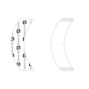 VIP Extensions NO-SHINE TAPE CONTOURS AND MINIS Wig Adhesive White Smoke CC CONTOUR NO-SHINE 36PC/BAG