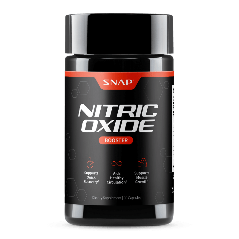 Snap Supplements Nitric Oxide Booster (90ct) Black