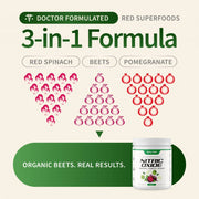 Snap Supplements Nitric Oxide Organic Beets - Apple Flavor Seashell