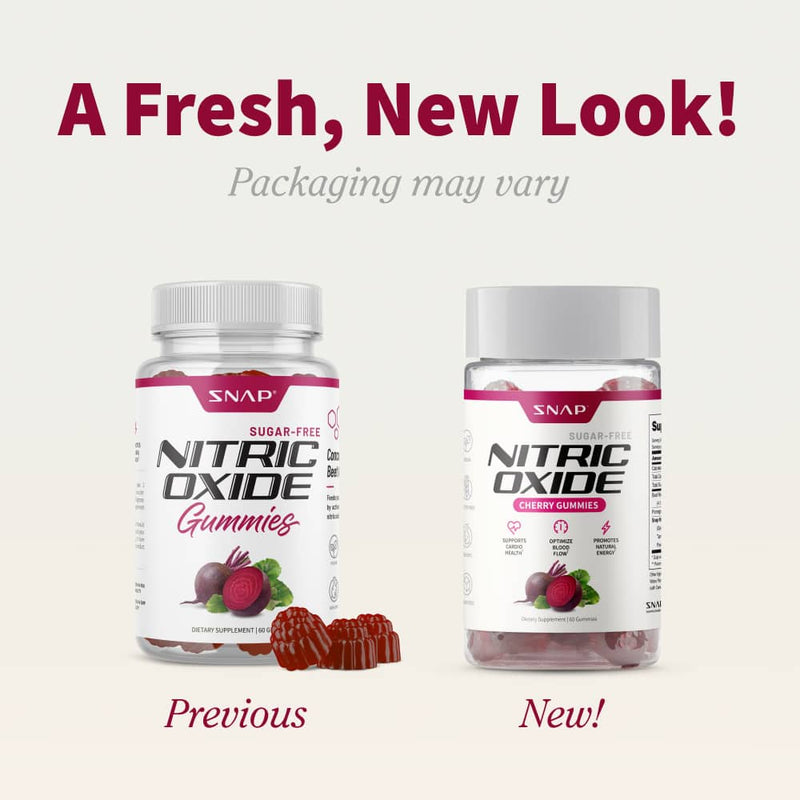 Snap Supplements Nitric Oxide Gummies (Cherry Flavor) - 3 Month Supply hidden Lavender