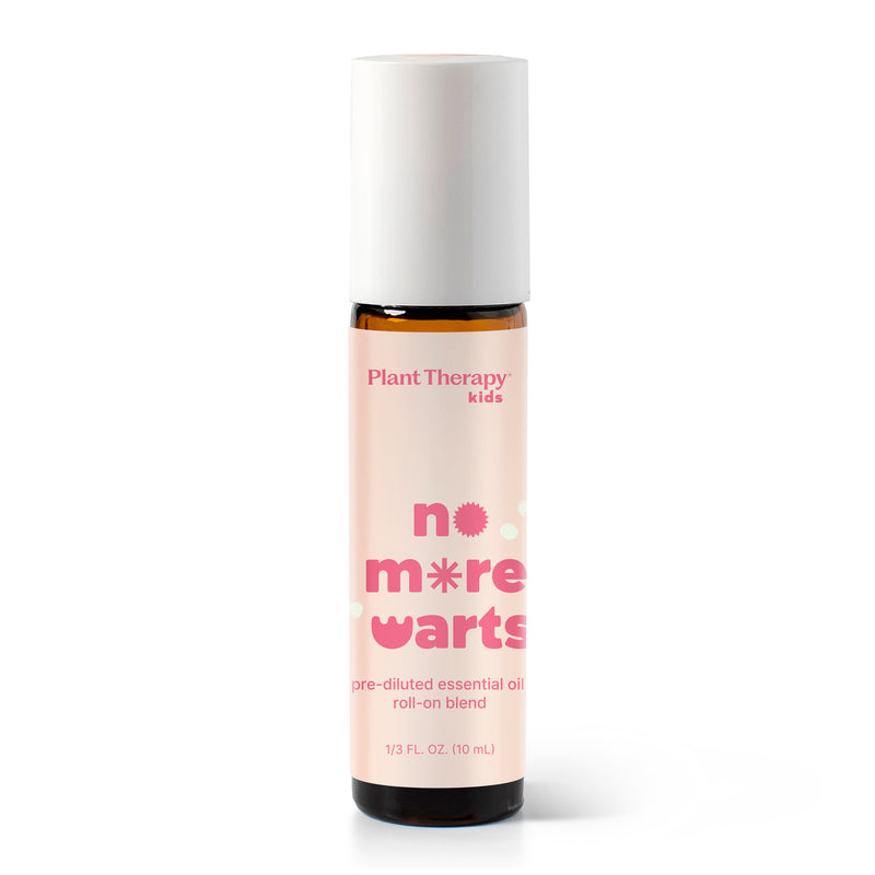 Plant Therapy No More Warts Essential Oil Pre-Diluted Roll-On Essential Oil White Smoke 10 mL