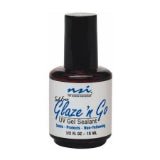 VIP Extensions NSI Glaze N Go Top 0.5 oz Nail Polish White Smoke