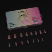 nbmsupply KOMILFO SOFAST NAIL FROMS NUDE BALLERINA SHORT, 360 PCS 456077 Black
