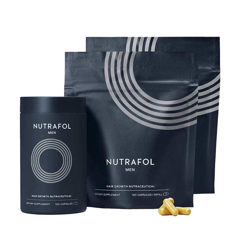 Nava Beauty Nutrafol Men's Hair Growth Supplement 3-Month Supply Dark Slate Gray