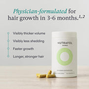 Nava Beauty Nutrafol Women's Hair Growth for Thicker, Stronger Hair 3-Month Supply Light Gray