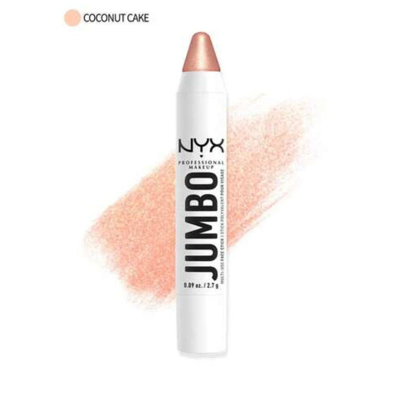 VIP Extensions NYX Professional Makeup Jumbo Multi-Use Face Stick Highlighter, 1 oz Beauty Supplies White Smoke