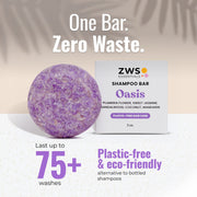 ZeroWasteStore.com Shampoo Bar Shampoo White Smoke Bloom with Castor Oil,Sunshine,Driftwood,Oasis,Maui Melon,Sunkissed,Blossom,Cobalt,Peppermint Breeze,Simply Unscented,Earth,Seasonal Harvest