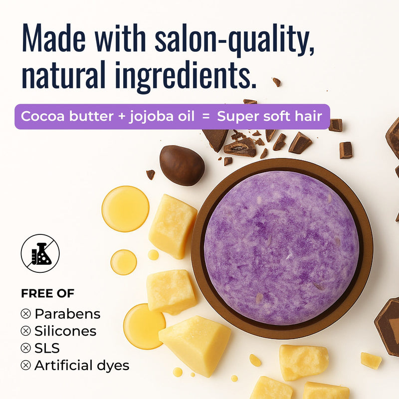 ZeroWasteStore.com Shampoo Bar Shampoo White Smoke Bloom with Castor Oil,Sunshine,Driftwood,Oasis,Maui Melon,Sunkissed,Blossom,Cobalt,Peppermint Breeze,Simply Unscented,Earth,Seasonal Harvest
