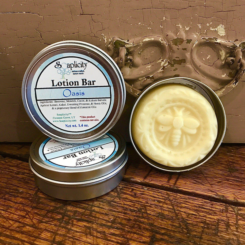 Soaplicity Oasis Lotion Bar for Severely Dry Skin Lotion Bar Sienna