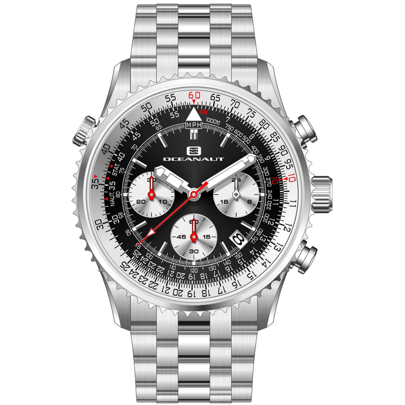 Bids.com Oceanaut Men's Flight Watches White Smoke Default Title