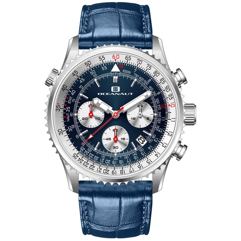 Bids.com Oceanaut Men's Flight Watches White Smoke Default Title