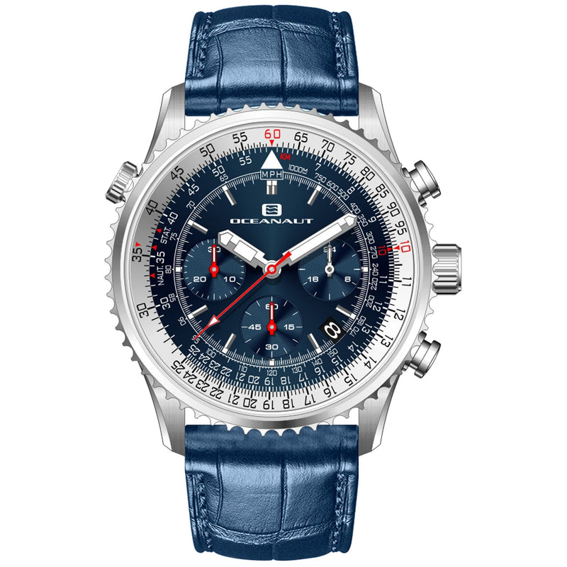 Bids.com Oceanaut Men's Flight Watches White Smoke Default Title