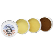 Stache Salt Moustache Wax Sampler Pack - All 3 Holds Mustache & Beard Wax Moustache Wax Light Gray Ol' Fashion / Leatherhead / Smooth Bore