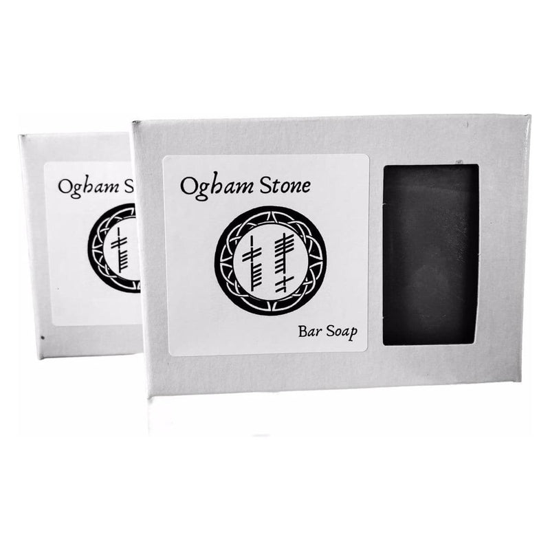 Murphy and McNeil Ogham Stone Bar Soap - by Murphy and McNeil Bath Soap Light Gray One Bar (5.0oz),Two Bars (5.0oz x 2)