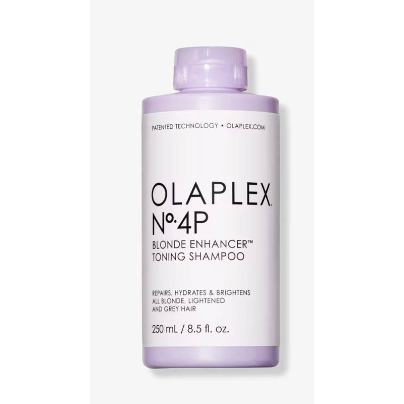 VIP Extensions Olaplex No. 4P Blonde Enhancer Toning Shampoo, 8.5 oz Shampoo White Smoke