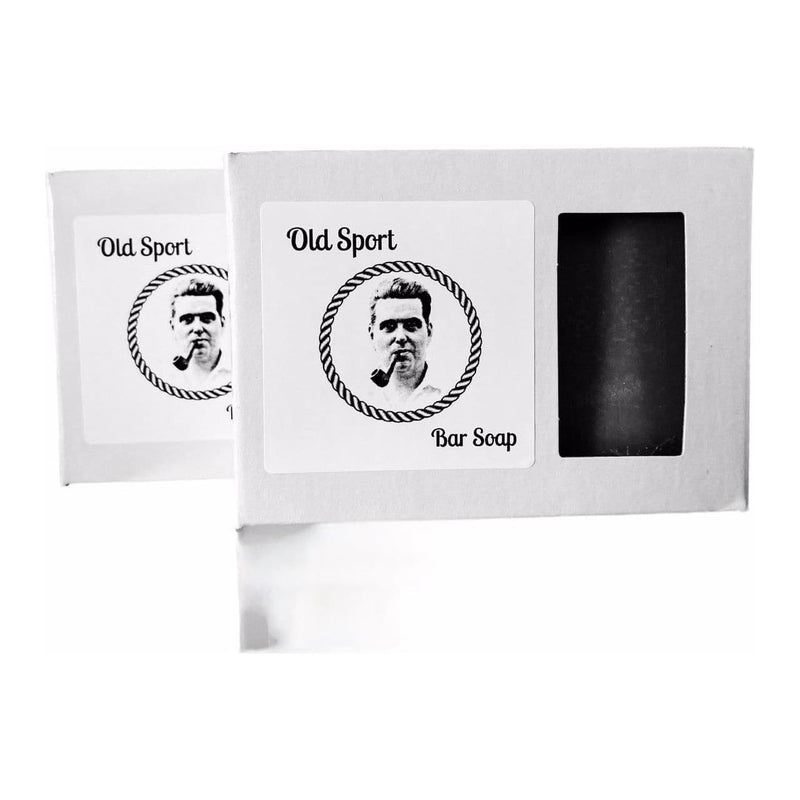 Murphy and McNeil Old Sport Bar Soap - by Murphy and McNeil Bath Soap Light Gray One Bar (5.0oz),Two Bars (5.0oz x 2)