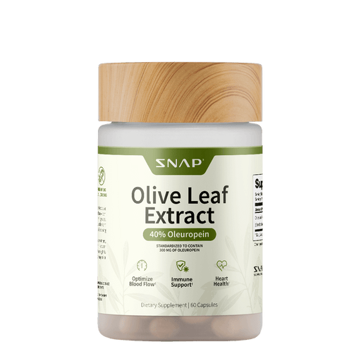 Snap Supplements High-Potency Olive Leaf Extract Oleuropein Seashell