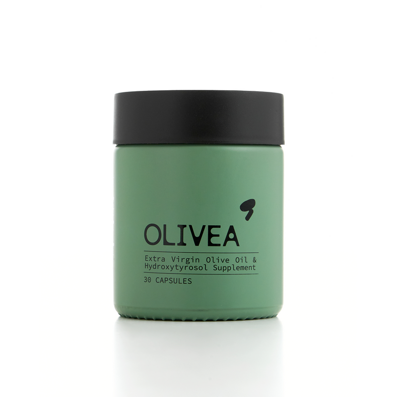 Olivea Olivea Hydroxytyrosol Supplement Supplement Dim Gray Jar,Refill Sleeve