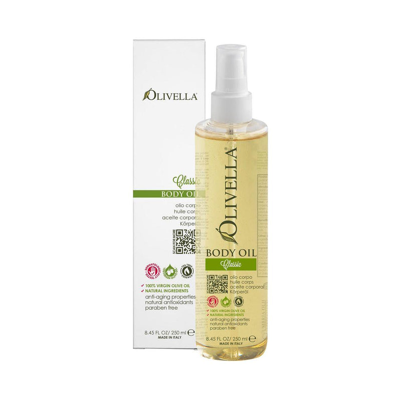 Olivella Olivella Classic All Natural Olive Body Oil 8.45 oz Body Oil Light Gray