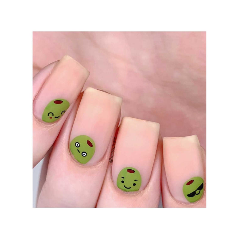 UberChic Beauty Olive The Things Stamping Plate Tan
