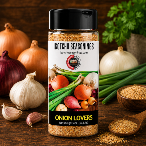 Igotchu Seasonings Igotchu Onion Lovers seasoning Seasonings & Spices Black 5.5 oz,8 oz