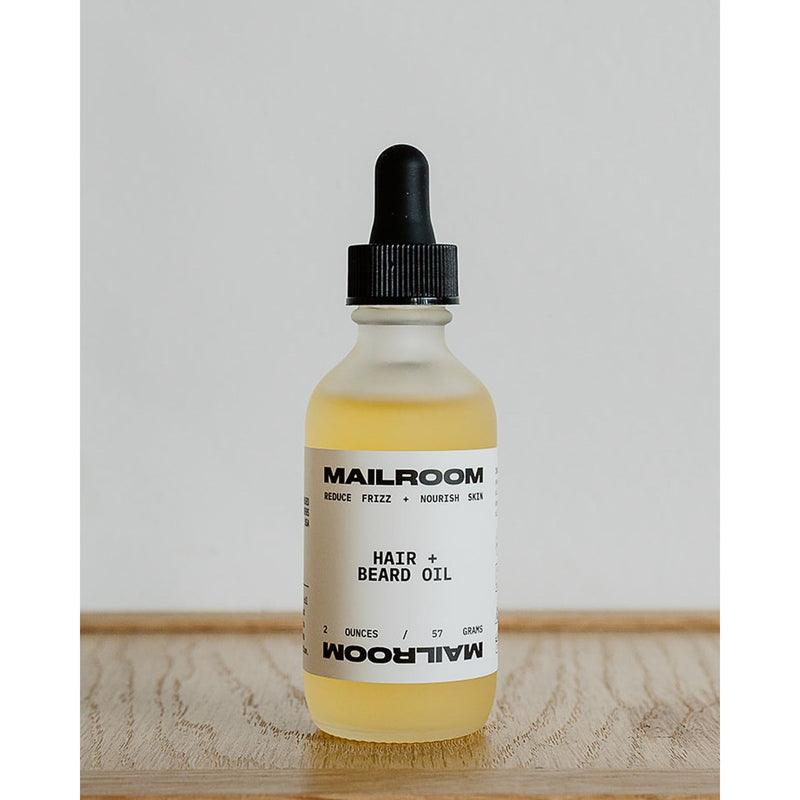 MAILROOM HAIR + BEARD OIL Beard, All Gray single