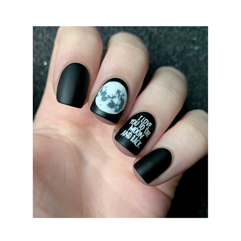 UberChic Beauty Out Of This World Stamping Plate Dark Gray