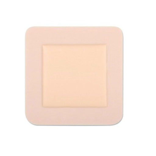 Medline Optifoam Adhesive Wound Dressing  4X4 In 10 Ct Medical Tape & Bandages Peach Puff
