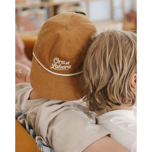 Be A Heart Tan Ora et Labora Corduroy Hat hat Gray